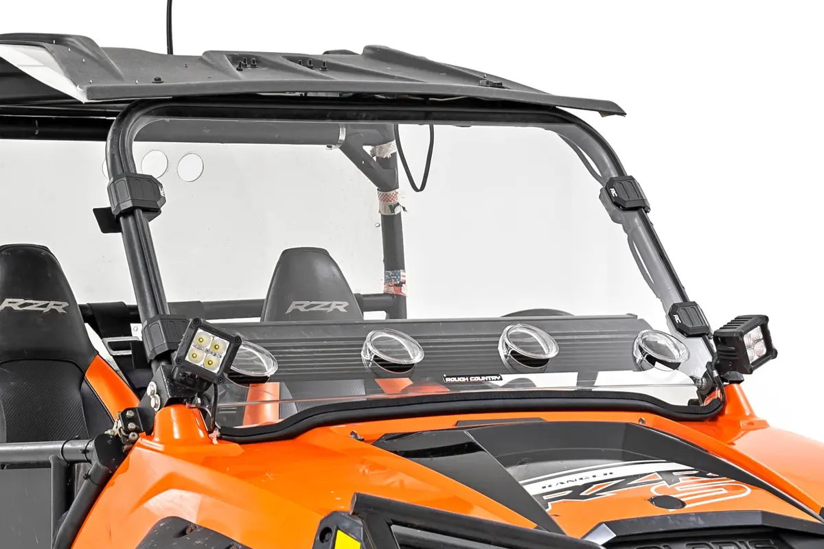 98211410  -  Vented Full Windshield - Scratch Resistant - Polaris Ranger Rzr S 800/Rzr 4 800 1