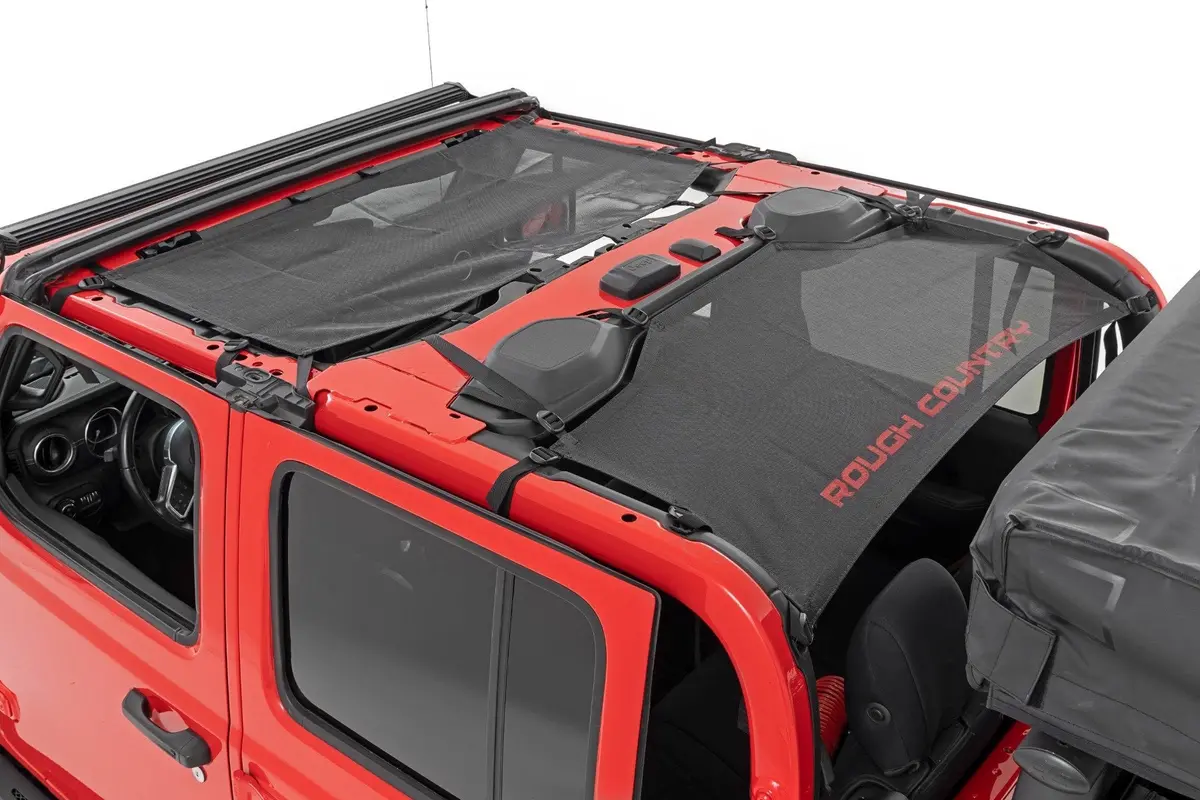85118  -  Mesh Bikini Top Plus - Black - Jeep Gladiator Jt 4Wd (2020-2024) 1
