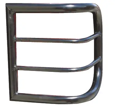 J026t  -  Wraparound Design Textured Black Steel Set Of 2 1