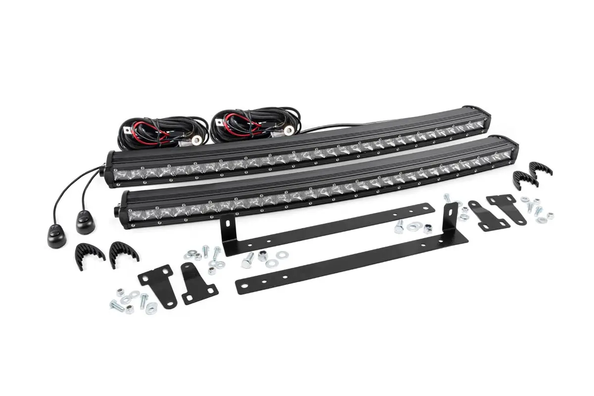 70660  -  Led Light Kit - Grille Mount - Dual 30" Chrome Single Row - Ford F-150 (09-14) 1