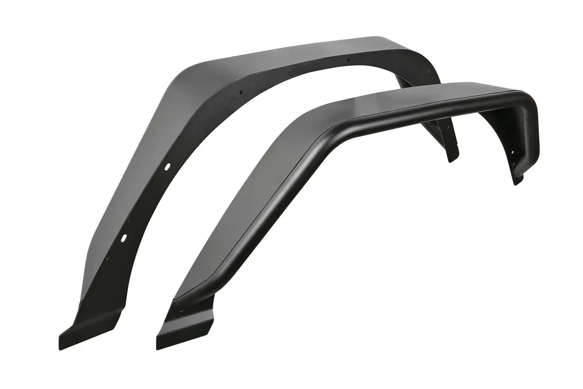 Fts24213  -  Jeep Jl Tube Fenders Rr Stl Pwdrcoat Blk Texture. 1