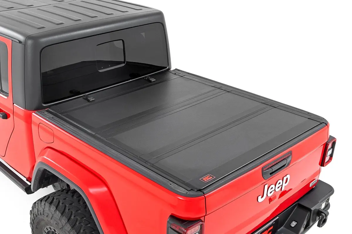 49620500  -  Hard Tri-Fold Flip Up Bed Cover - 5' Bed - Jeep Gladiator Jt 4Wd (2020-2025) 1