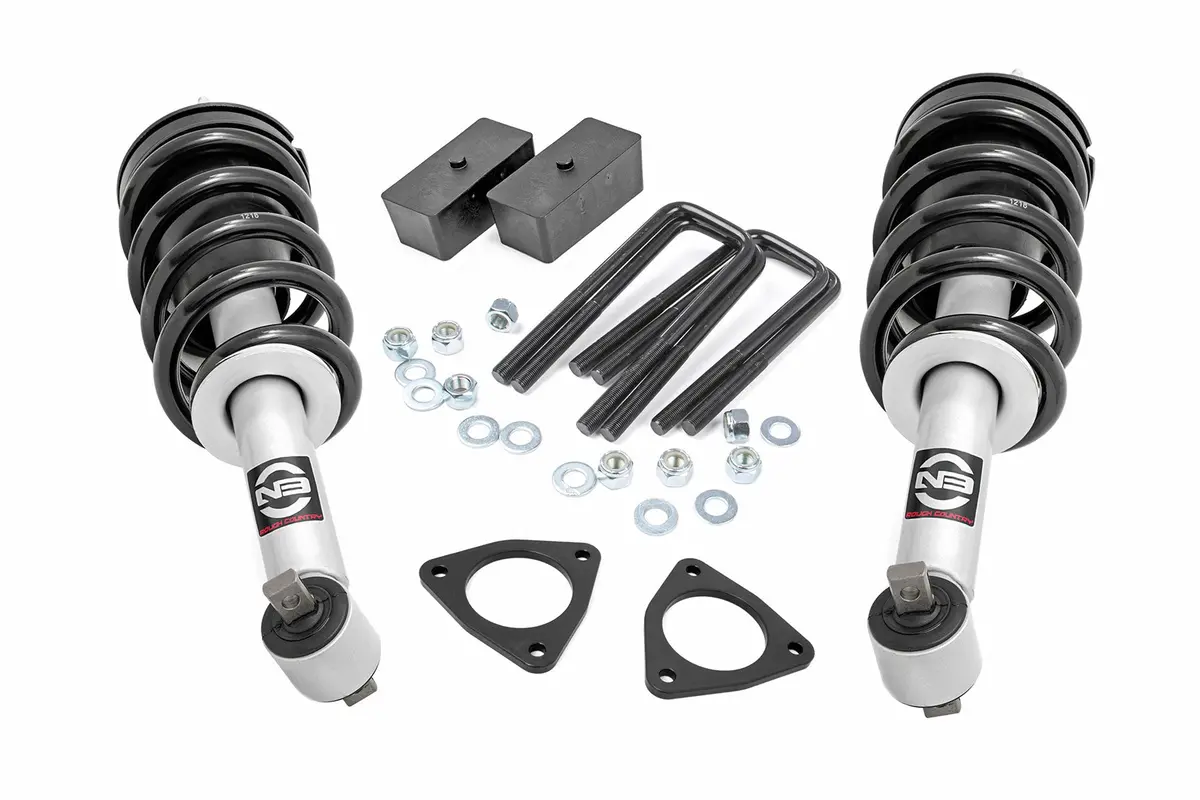 1319  -  2.5 Inch Lift Kit - Alu/Cast Steel - N3 Strut - Chevy/Gmc 1500 (07-18) 1