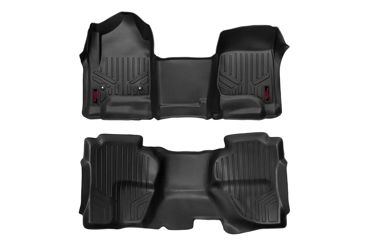 M-21142  -  Floor Mats - Fr & Rr - Ov Hump - Ext Cb - Chevy/Gmc 1500/2500Hd/3500Hd 2Wd/4Wd 1