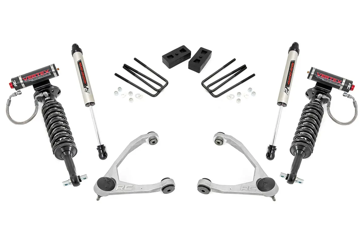 19857  -  3.5 Inch Lift Kit - Forged Uca - Cast Steel - Vertex/V2 - Chevy/Gmc 1500 (07-13) 1