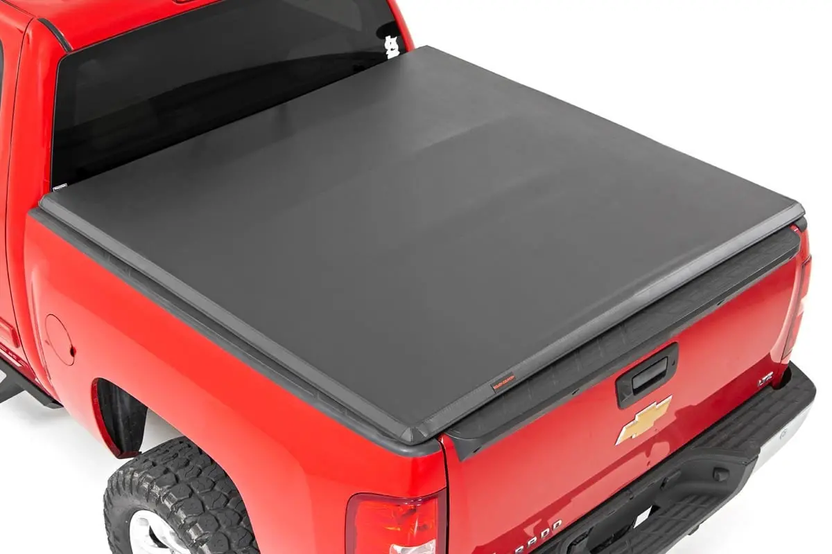 41207550A - Soft Tri-Fold Bed Cover - 5'9" Bed - Chevy/Gmc 1500 (07-13) 1