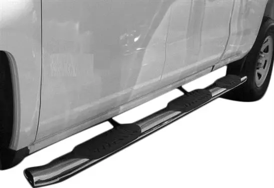 Wheel To Wheel Step Bars Gm518s - 2007-2018 Chevy Silverado Crew Cab With 6.5' Box 1