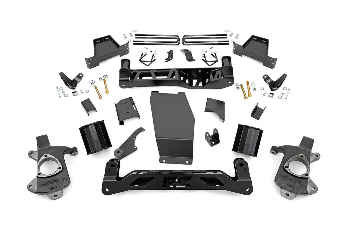 18201 - 6 Inch Lift Kit - Magneride - Alum/Stamp Steel - Gmc Sierra 1500 Denali (14-18) 2