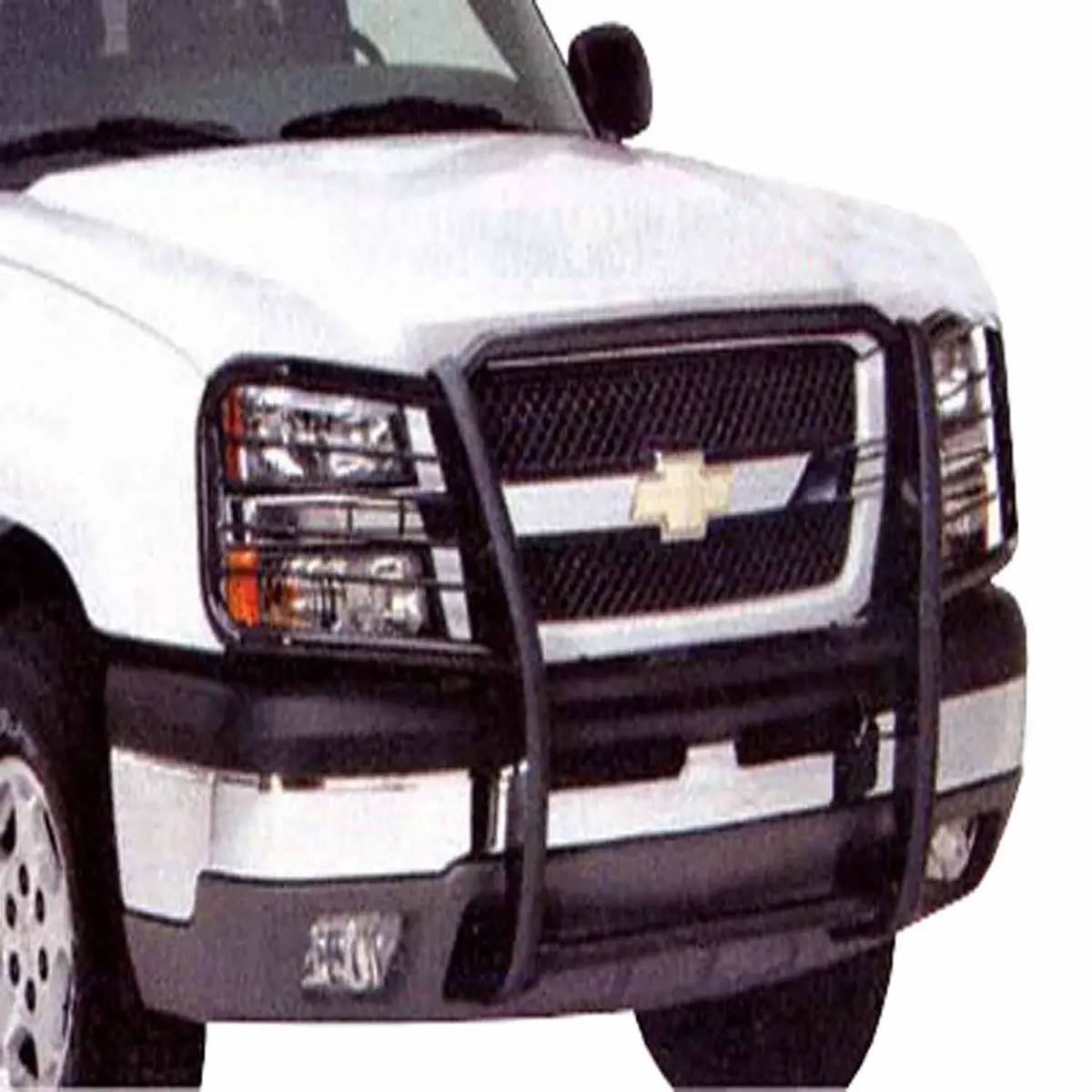 81011  -  Powder Coated Gloss Black Steel W/Brush Guard W/O Skid Plate W/O Step Plate 1