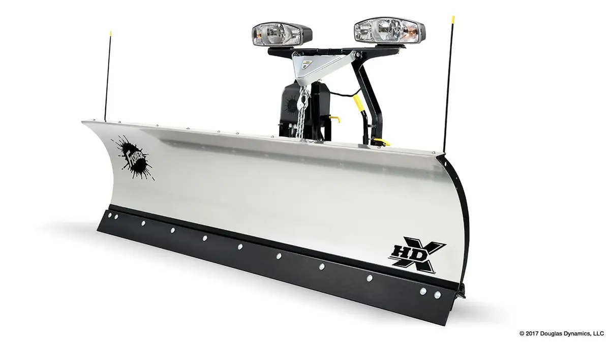 Hdx Fisher Adjustable 9' Stainless Steel Plow 1