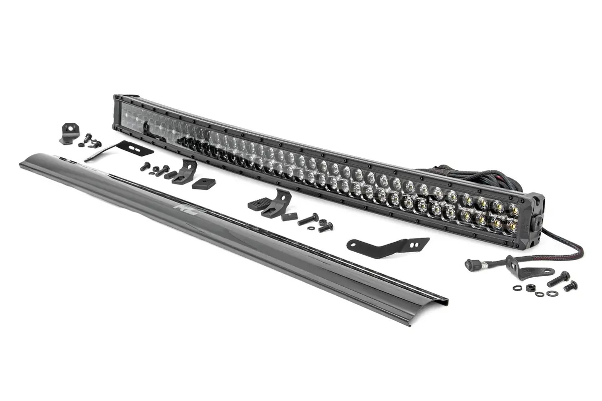 92037  -  Led Light Kit - Front Mount - 40" Black Dual Row - White Drl - Honda Talon 1000 1