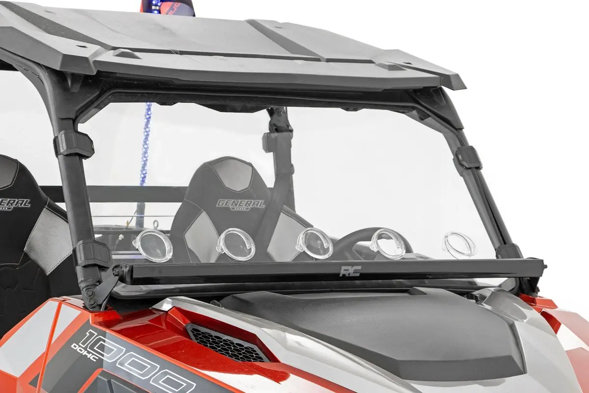 98262010  -  Vented Full Windshield - Scratch Resistant - Polaris General Xp 4 1000 1
