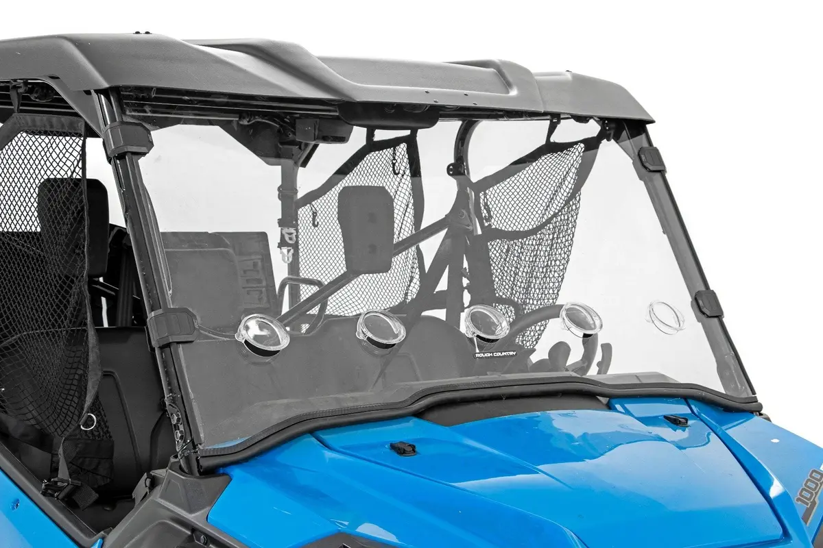 98262020  -  Vented Full Windshield - Scratch Resistant - Honda Pioneer 1000 1
