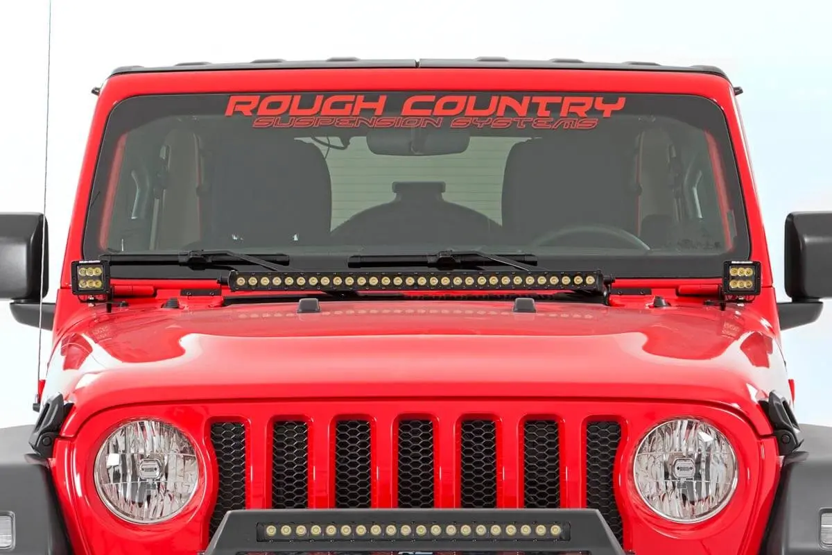 80054  -  Led Hood Kit - 30" - Spectrum Series - Jeep Gladiator Jt/Wrangler Jl (18-25) 1