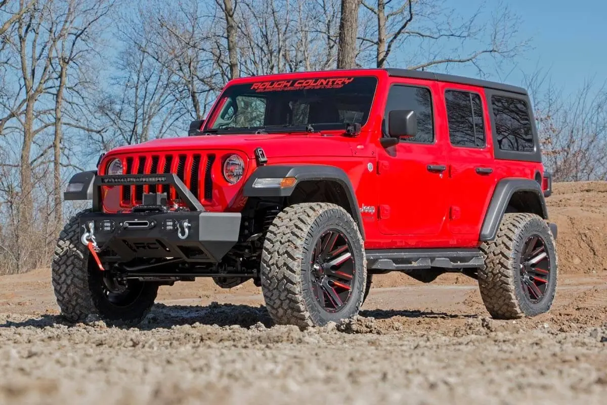 69131 - 3.5 Inch Lift Kit - Adj Lower - Fr D/S - Jeep Wrangler Unlimited Rubicon (18-23) 2