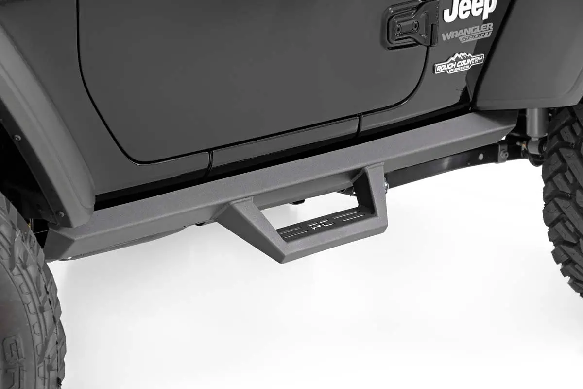 90761  -  Contoured Drop Steps - 2 Door - Jeep Wrangler Jl 4Wd (2018-2025) 1