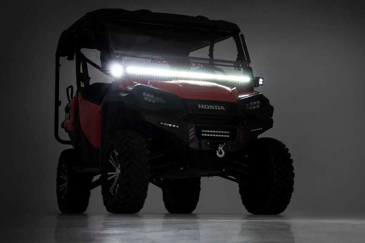92014 - Led Light Kit - Cage Mount - 50" Black Single Row - Honda Pioneer 1000 2
