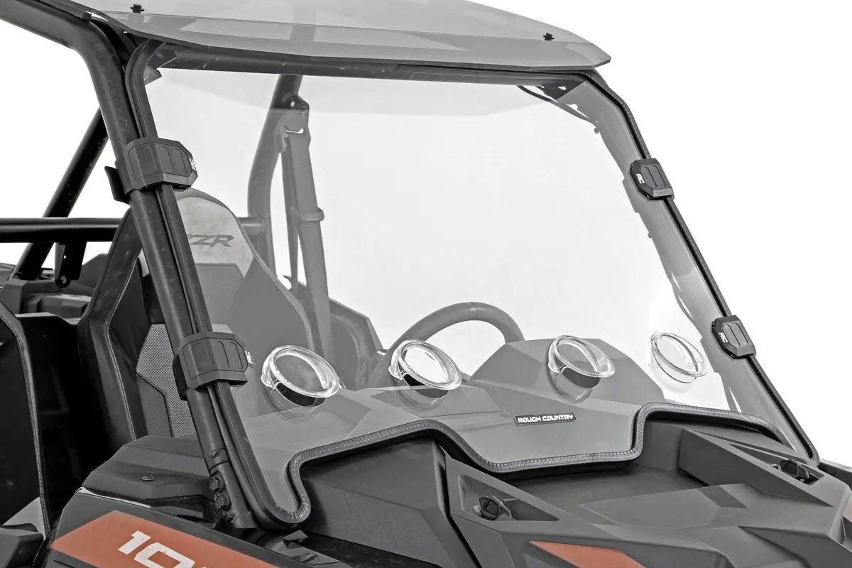 98292010  -  Vented Full Windshield - Scratch Resistant - Polaris Rzr Xp 1000 1