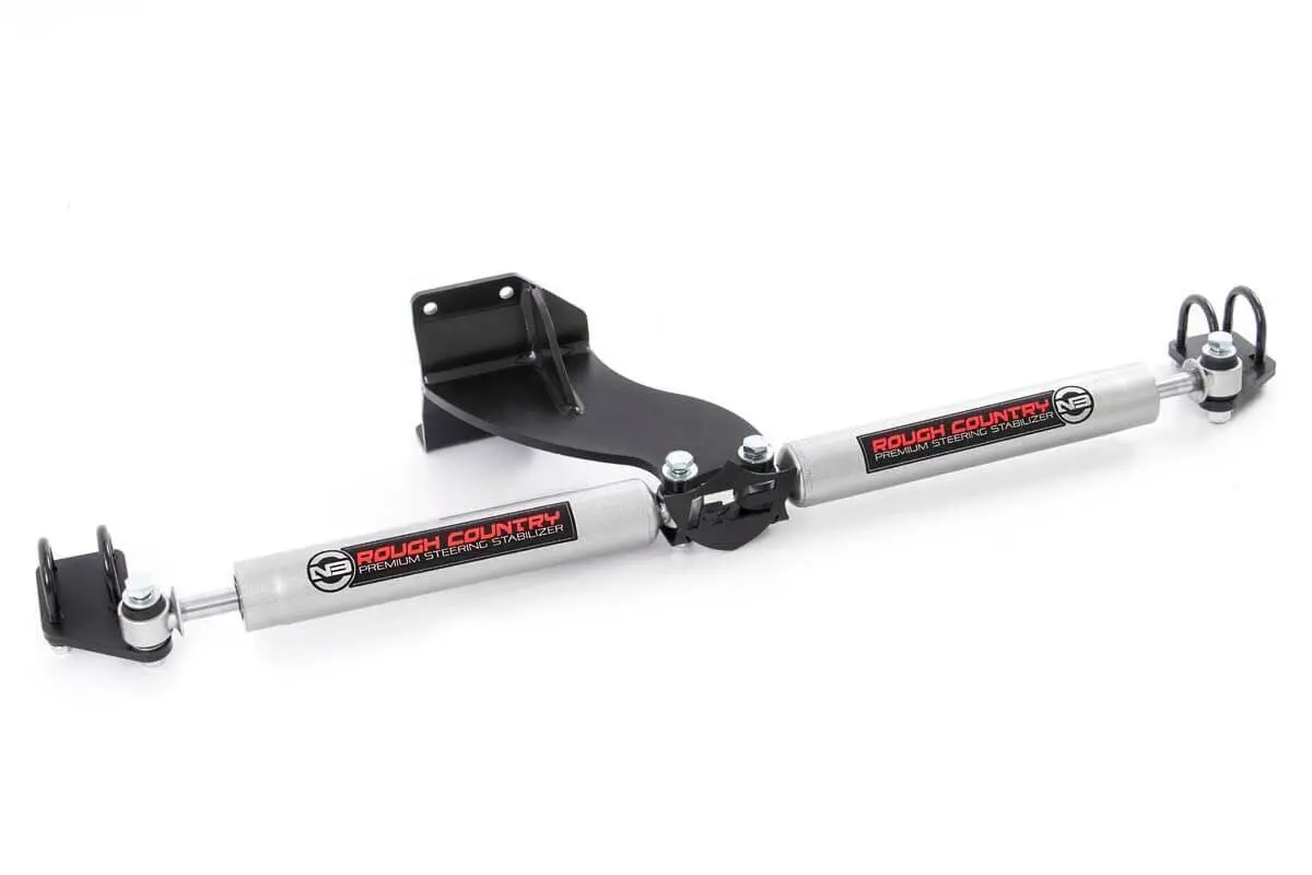 8749430  -  N3 Steering Stabilizer - Dual - 2.5-8 Inch Lift - Ram 2500 (14-25)/3500 (13-25) 1