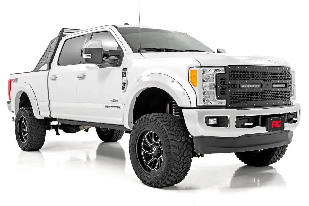 699004 - Vertex 2.5 Adjustable Front Shocks - 4.5-8" - Ford F-250 Super Duty (05-25) 2