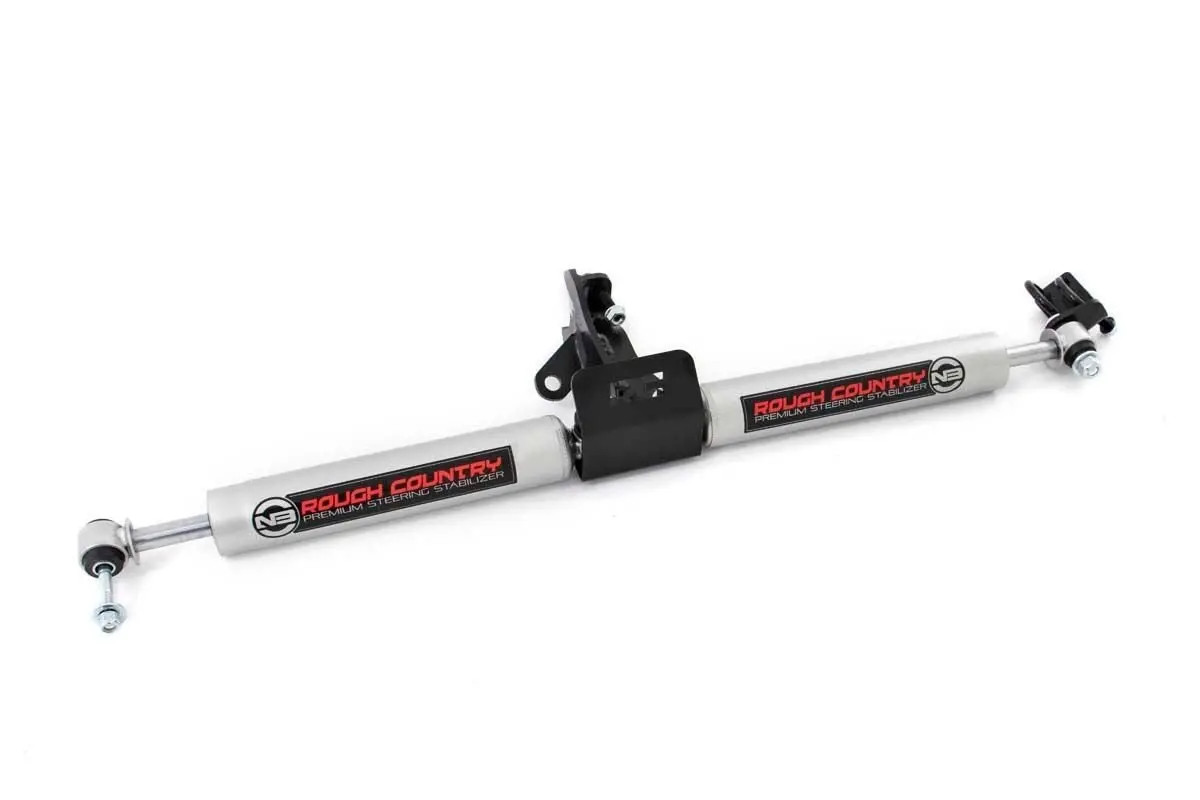 8749630  -  N3 Steering Stabilizer - Dual - 4 Inch Lift - Jeep Grand Cherokee Wj (99-04) 1