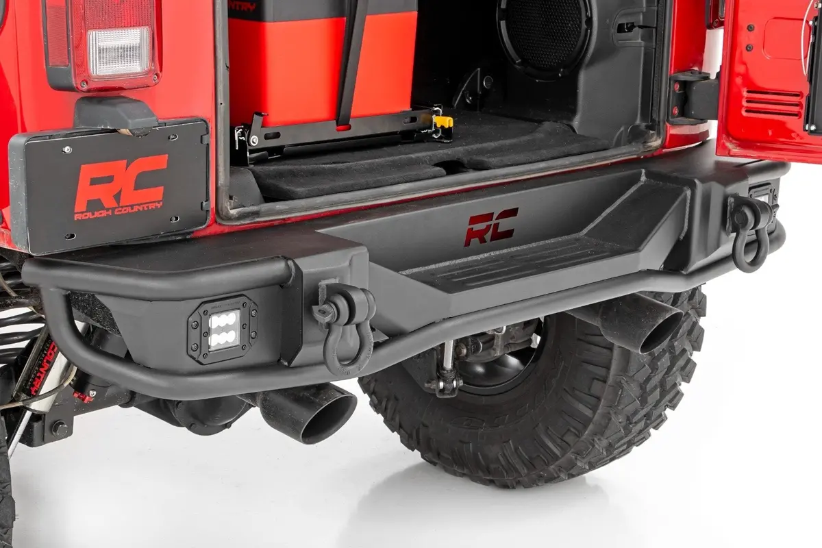 10649  -  Rear Bumper - Tubular - Jeep Wrangler Jk/Wrangler Unlimited  (2007-2018) 1