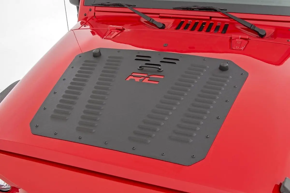 10527 - Hood Louver With Rc Logo - Jeep Wrangler Jk/Wrangler Unlimited (2007-2018) 1
