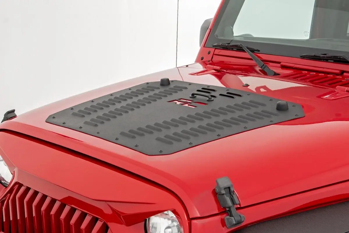 10527 - Hood Louver With Rc Logo - Jeep Wrangler Jk/Wrangler Unlimited (2007-2018) 2