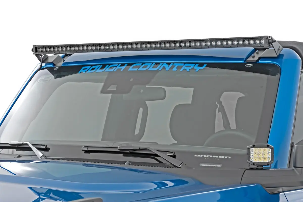 82043  -  Led Light Kit - Upper Windshield - 50" Spectrum Single Row - Ford Bronco (21-25) 1