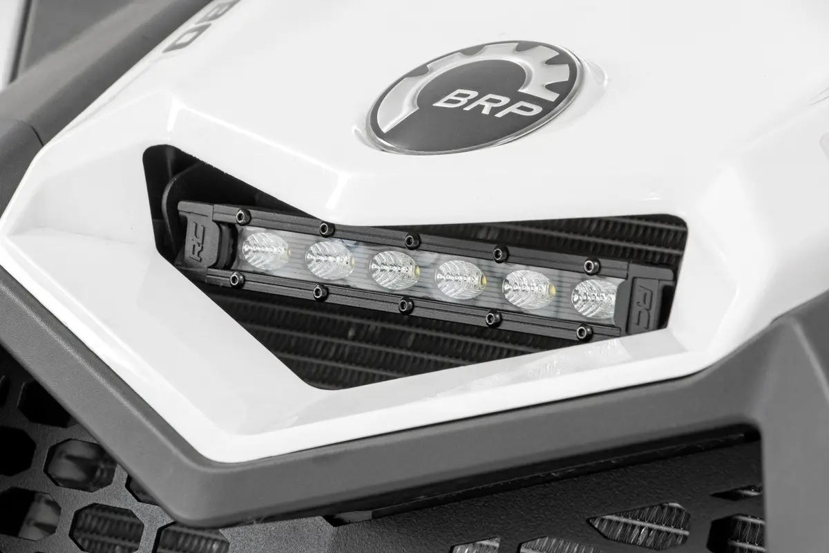 97020  -  Led Light Kit - Cowl Mount - 6" Black Slimline - Can-Am Maverick X3 1