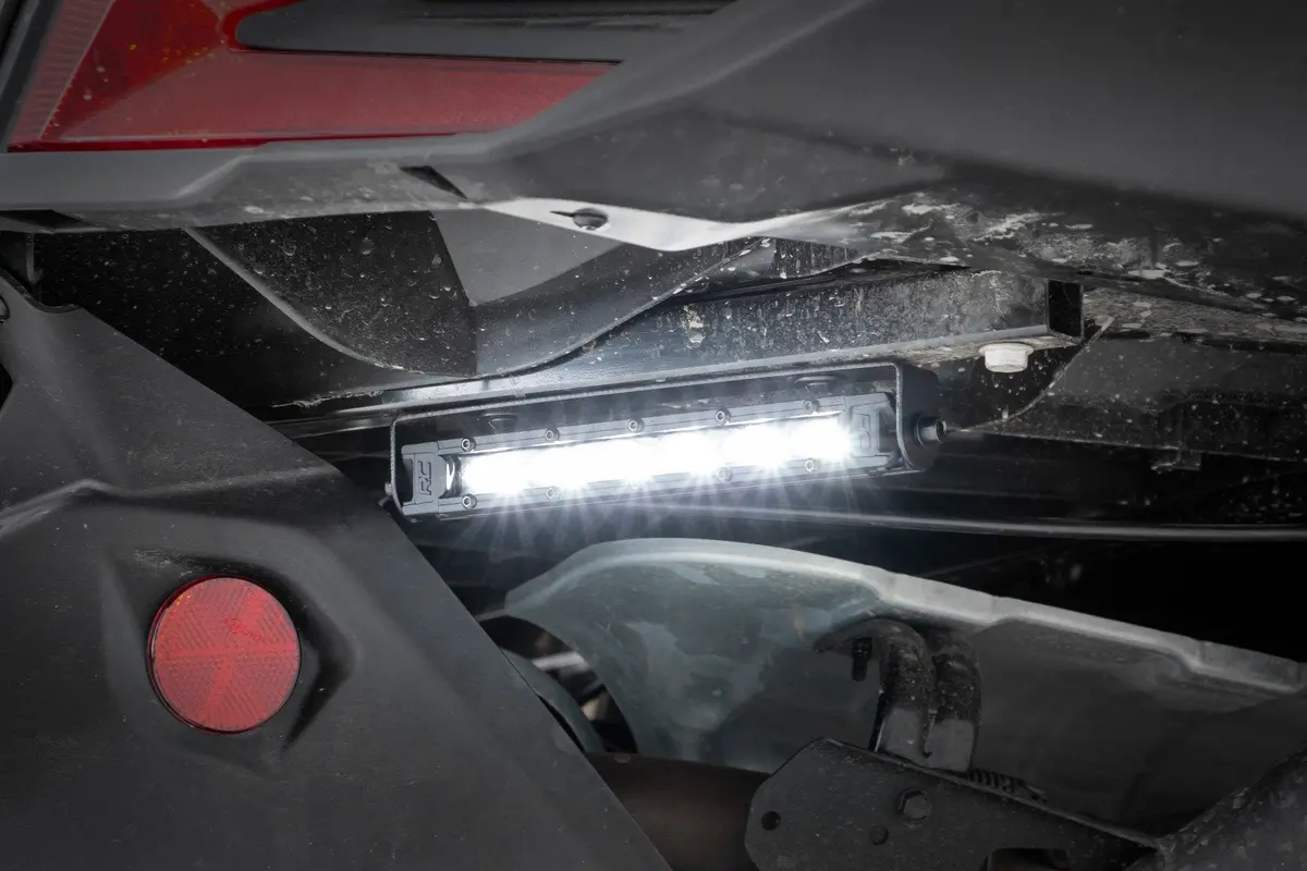 97026  -  Led Light Kit - Tail Light Mount - 6" Black Slimline Pair - Can-Am Maverick X3 1