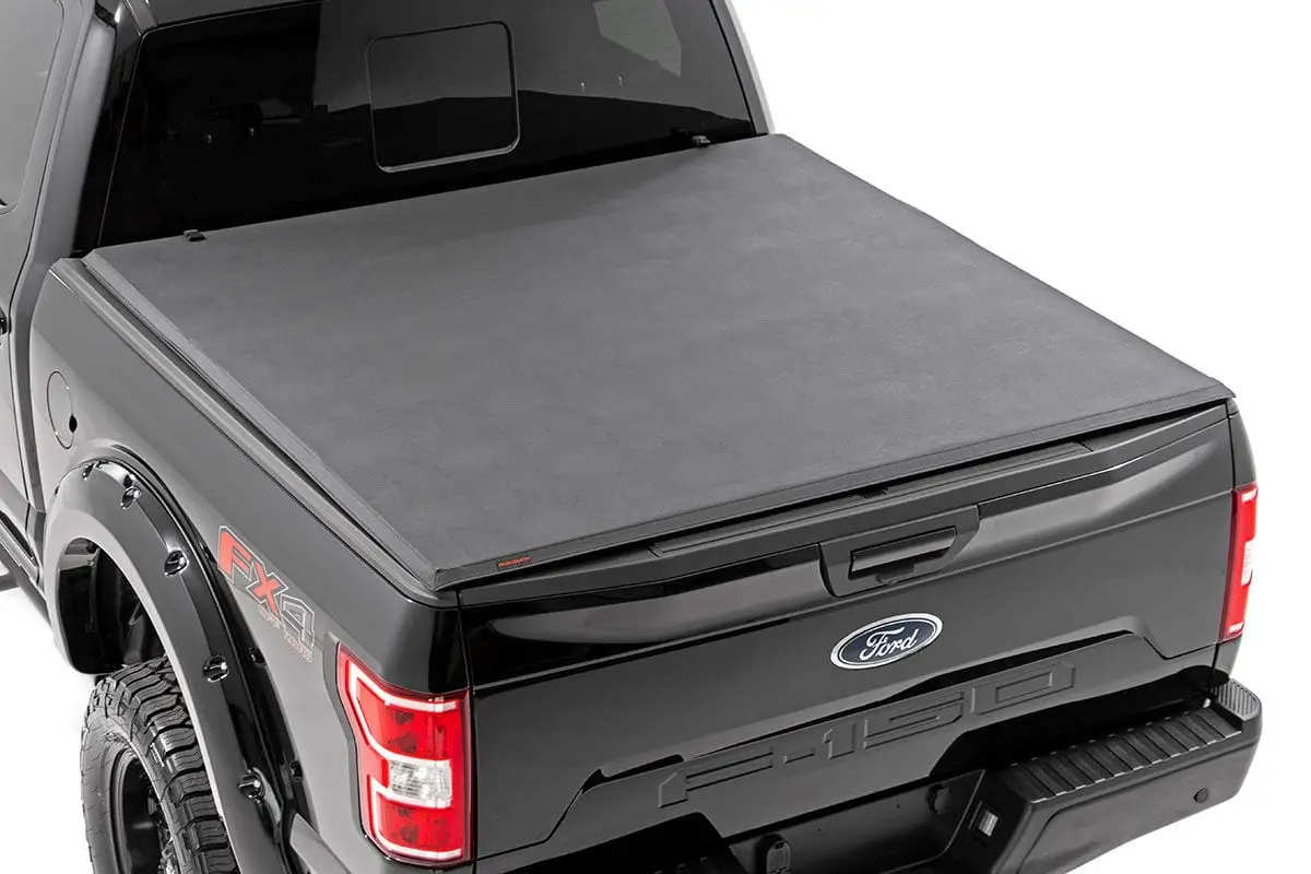 41501550A  -  Soft Tri-Fold Bed Cover - 5'7" Bed - Ford F-150 2Wd/4Wd (2001-2003) 1