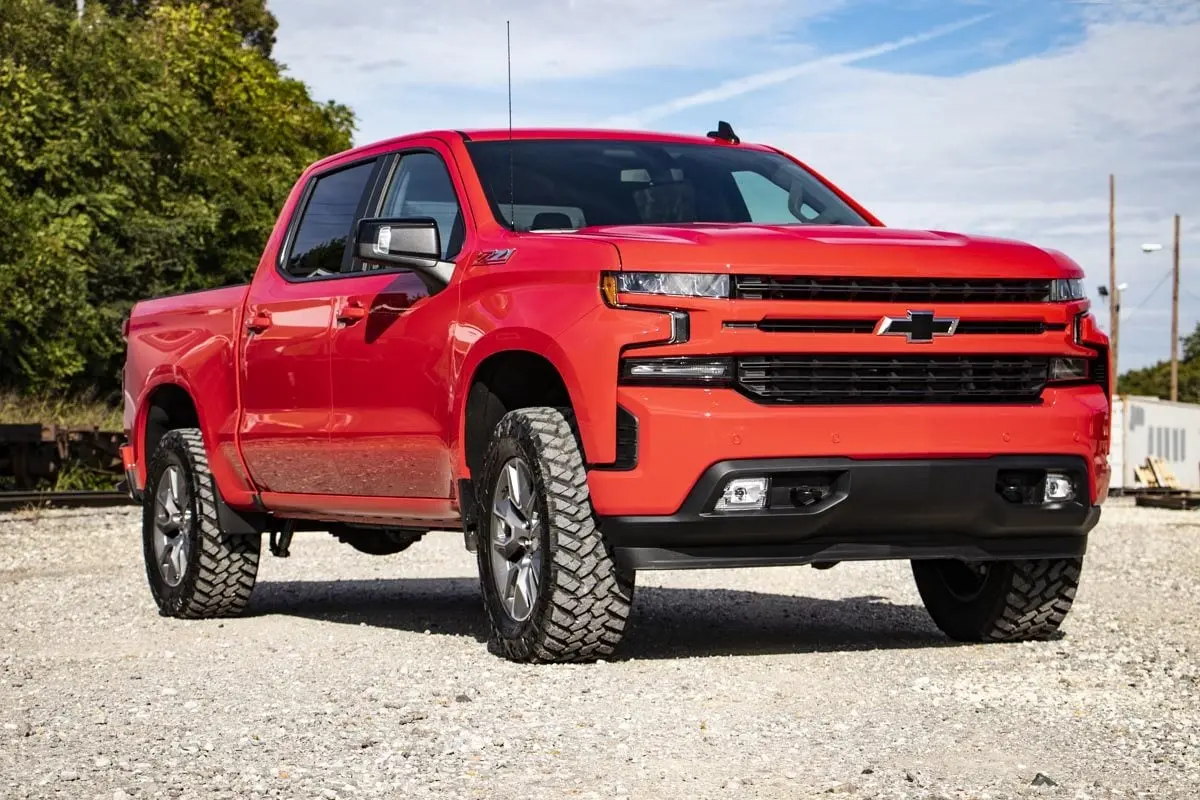 28250 - 3.5 Inch Lift Kit - Vertex - Rear Mono Leaf - Chevy Silverado 1500 (22-24) 2