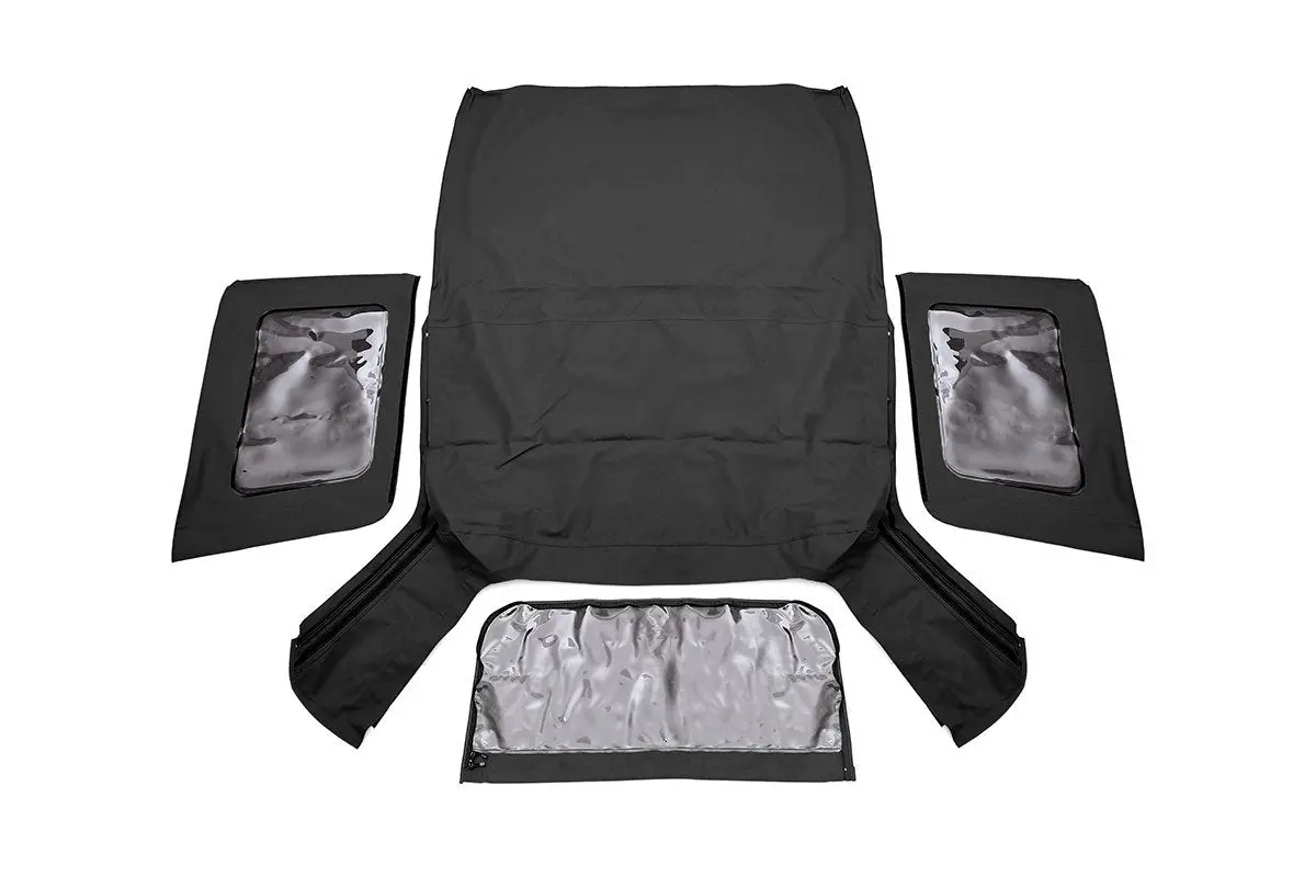 Rc85240.35  -  Soft Top - Replacement - Black - 2 Door - Jeep Wrangler Jk 4Wd (2007-2009) 1