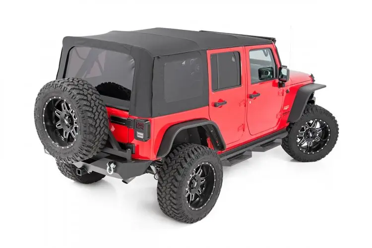 Rc85460.35  -  Soft Top - Replacement - Black - 2 Door - Jeep Wrangler Jk 4Wd (2010-2018) 1