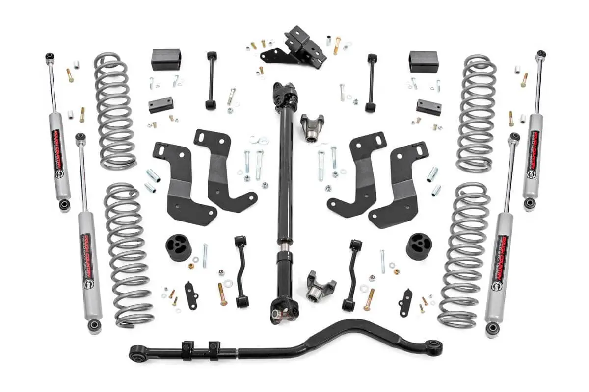 65431  -  3.5 Inch Lift Kit - C/A Drop - Fr D/S - Jeep Wrangler Unlimited 4Wd (18-23) 1