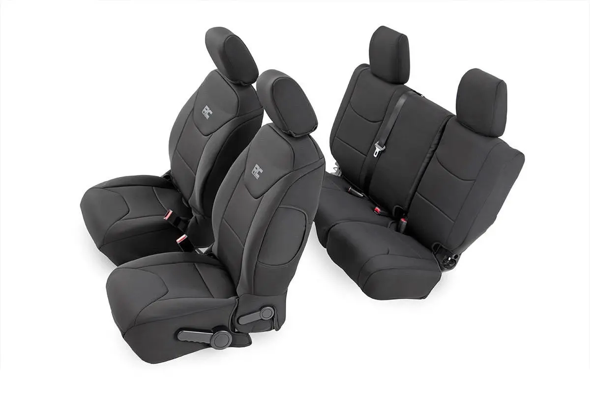 91004  -  Seat Covers - Front And Rear - 4-Door - Jeep Wrangler Unlimited 4Wd (13-18) 1