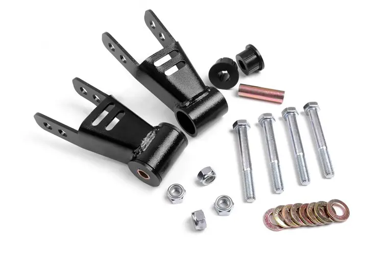1077  -  Lift Shackles - Rear - 1.5 Inch-2 Inch Lift - Jeep Cherokee Xj 2Wd/4Wd (84-01) 1