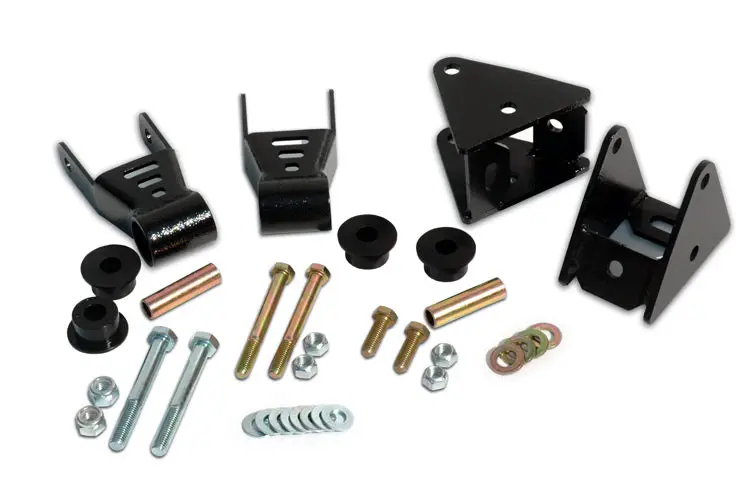 5061  -  Front Shackle Reversal Kit - Jeep Wrangler Yj 4Wd (1987-1995) 1