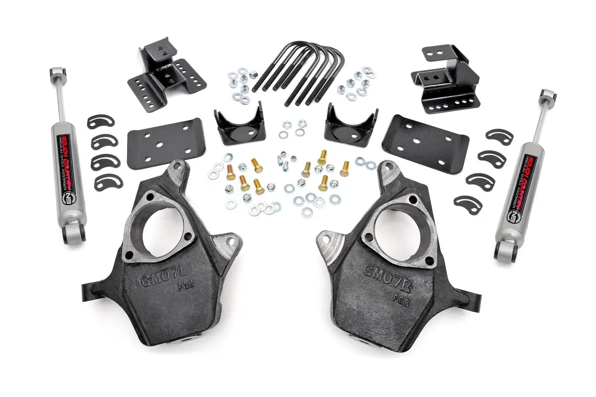 721.20  -  Lowering Kit - Knuckle - 2"Fr - 4"Rr - Chevy/Gmc 1500 (07-14) 1