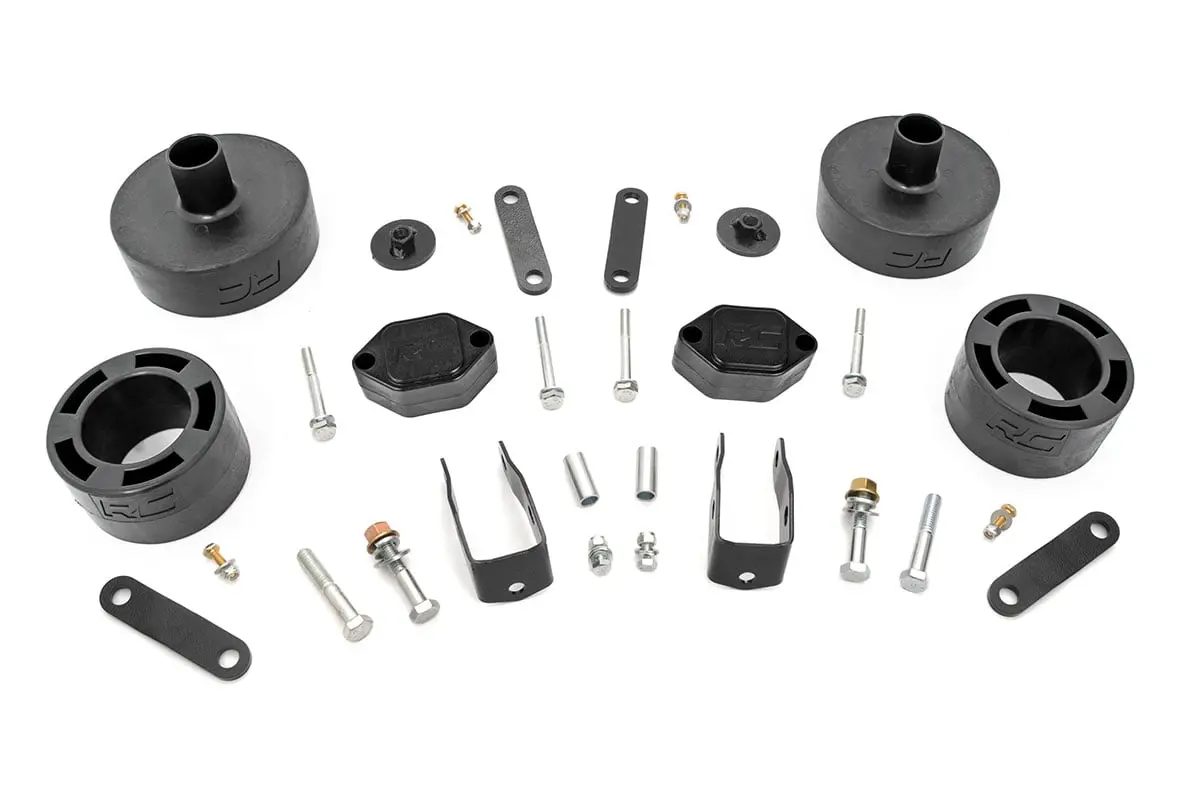 656  -  2.5 Inch Lift Kit - Spacers - Jeep Wrangler Jk/Wrangler Unlimited  (2007-2018) 1