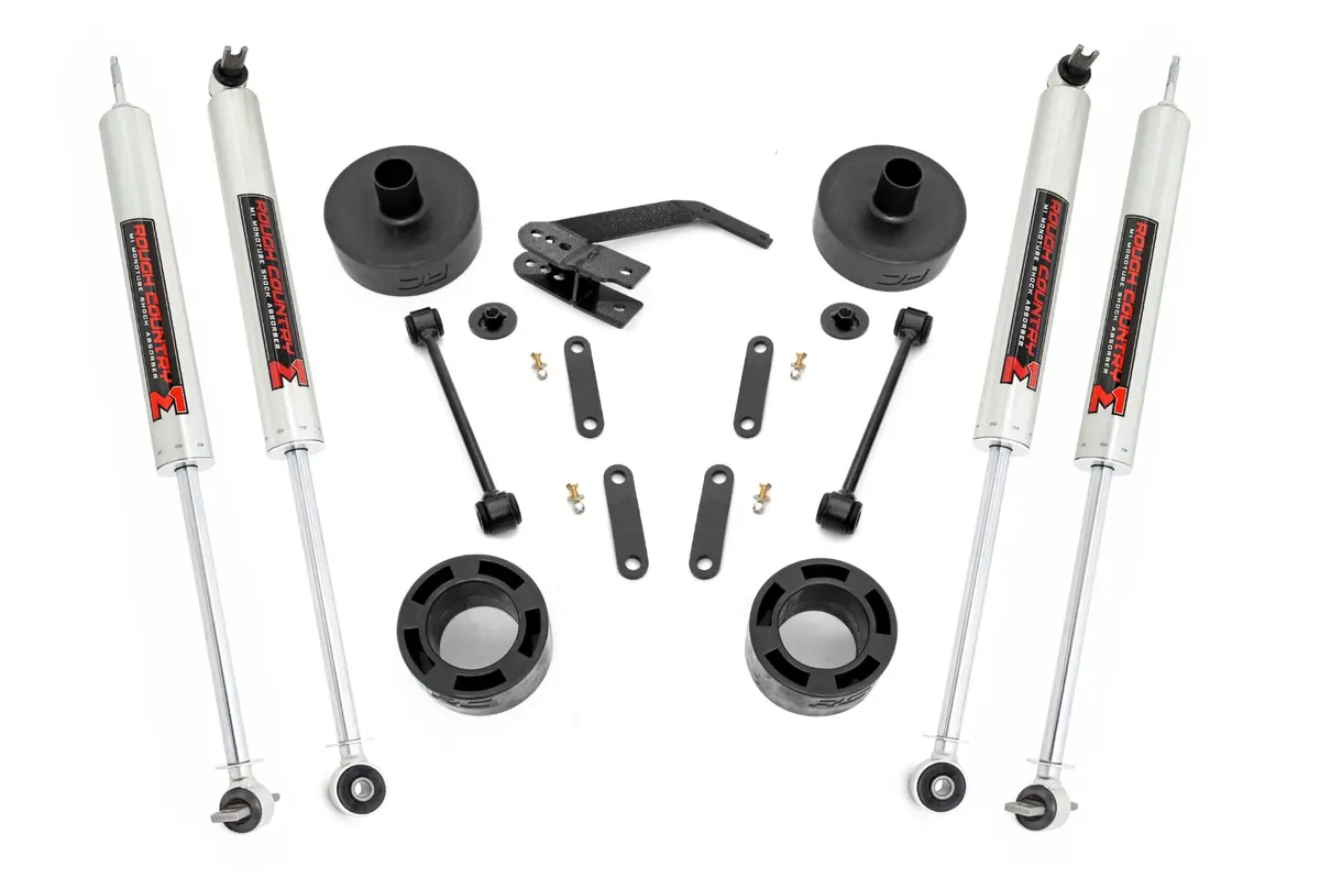 65740  -  2.5 Inch Lift Kit - Spacers - M1 - Jeep Wrangler Jk/Wrangler Unlimited  (07-18) 1