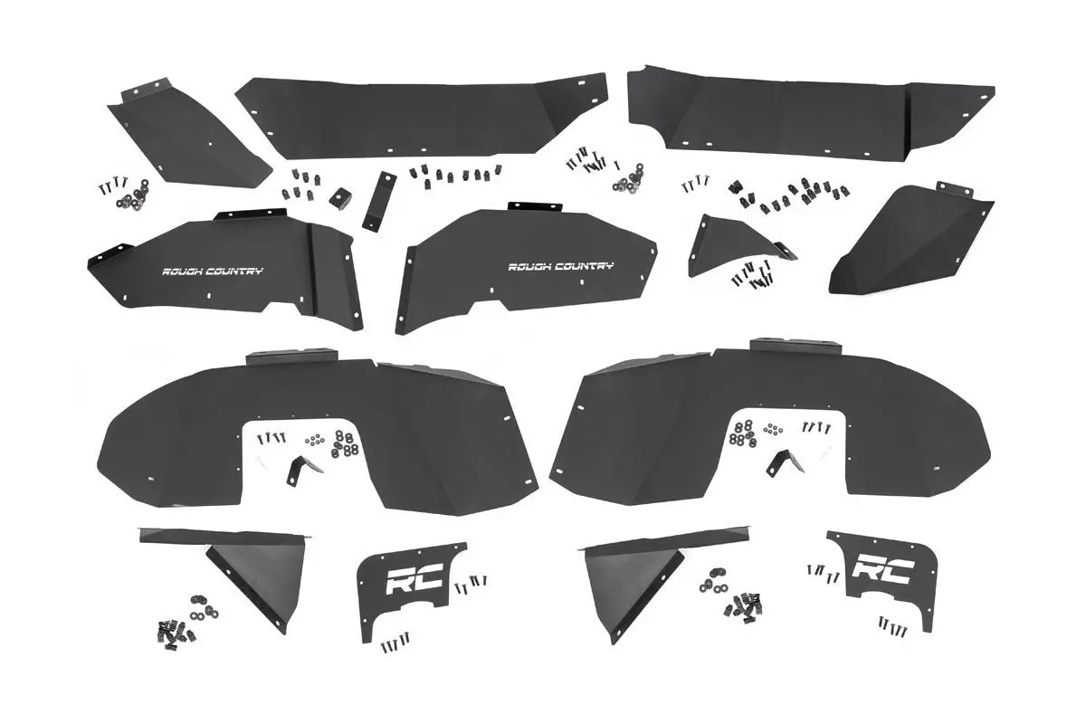 10499  -  Inner Fenders - Fr & Rr - Jeep Wrangler Jl (21-25)/Wrangler Unlimited (18-25) 1