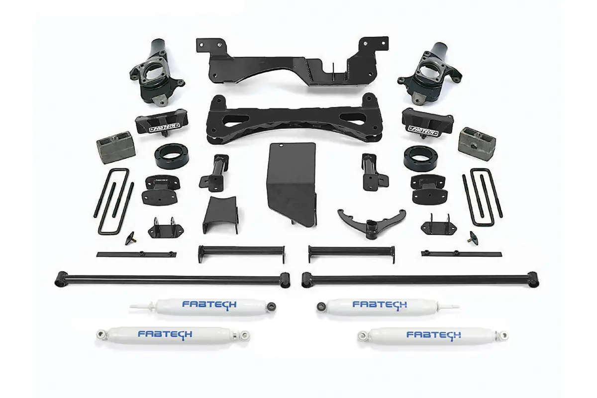 K1014  -  6" Perf Sys W/Perf Shks 01-10 Gm C/K2500hd, C/K3500 Non Dually. 1