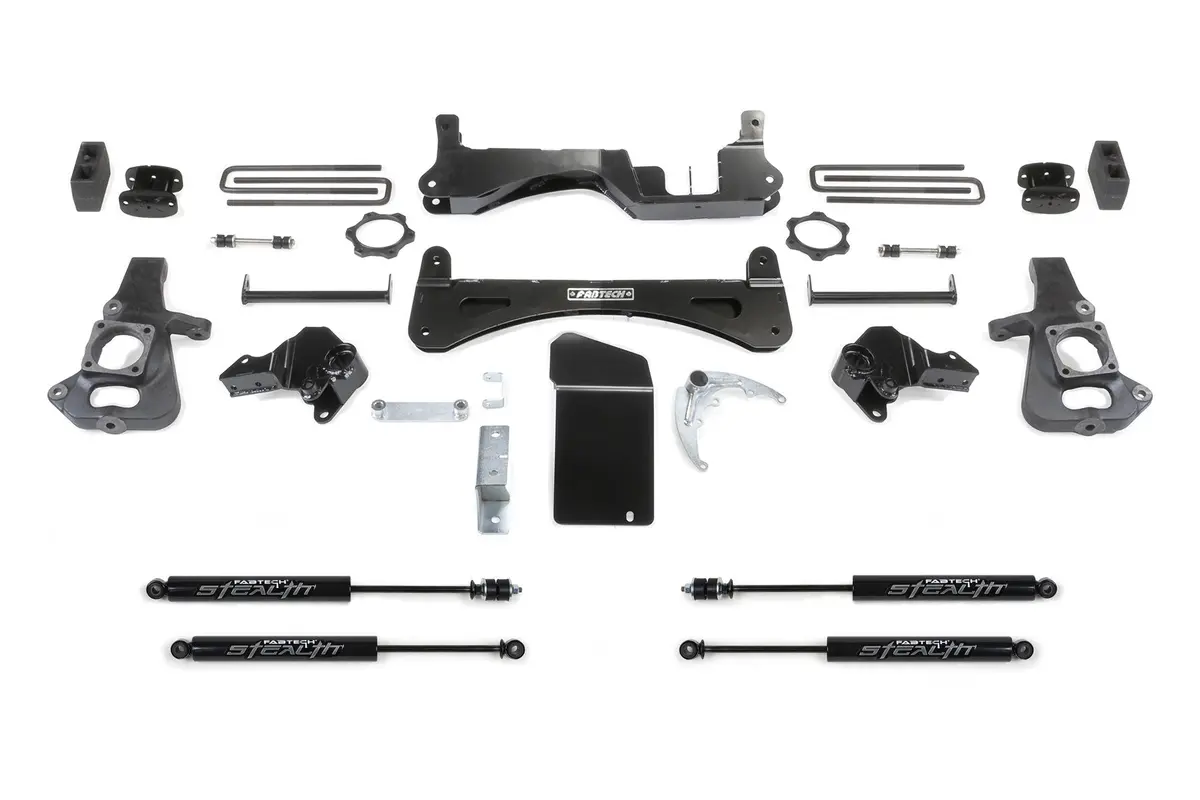 K1045m - 6" Rts Sys W/Stealth 01-10 Gm C/K2500hd, C/K3500hd. 1