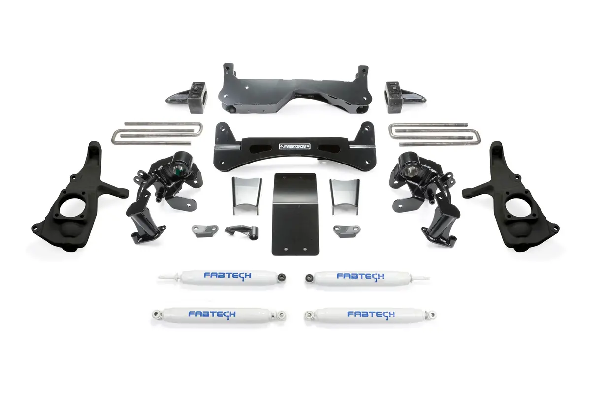 K1051 - 6" Rts Sys W/Perf Shks 2011-19 Gm 3500Hd 2Wd/4Wd. 1