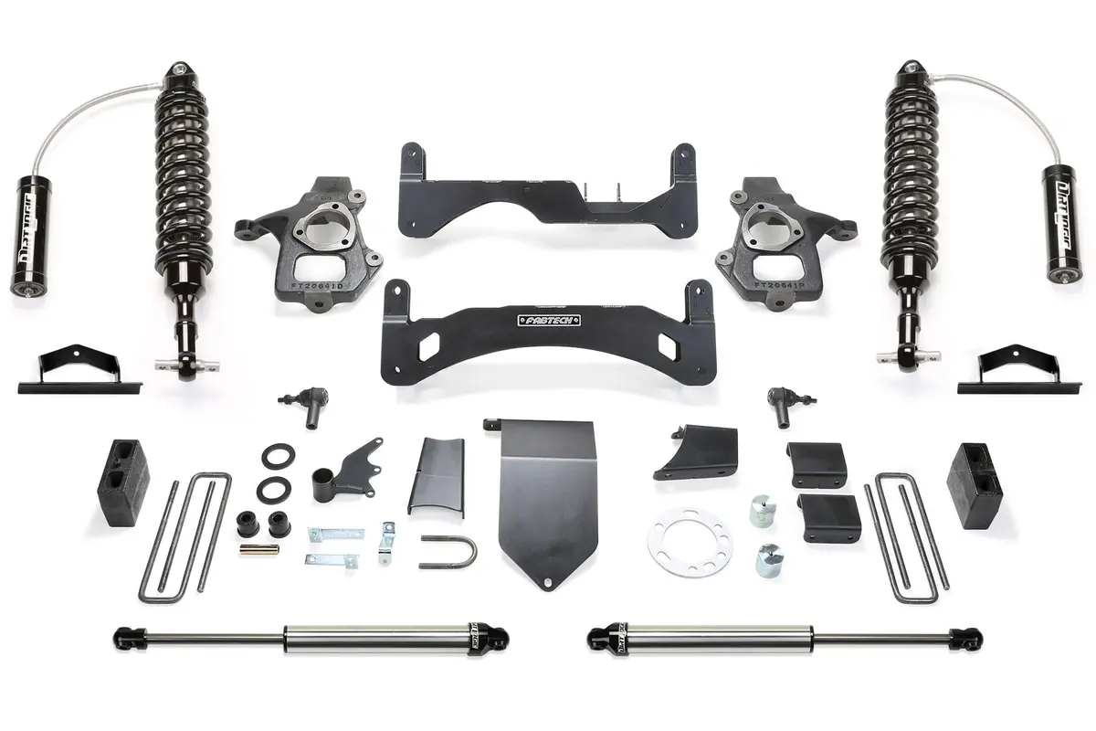 K1111dl - 6" Perf Sys G2 W/Dl 2.5 & 2.25 14-18 Gm C/K1500 P/U W/ Oe Forg Stl Uca. 1