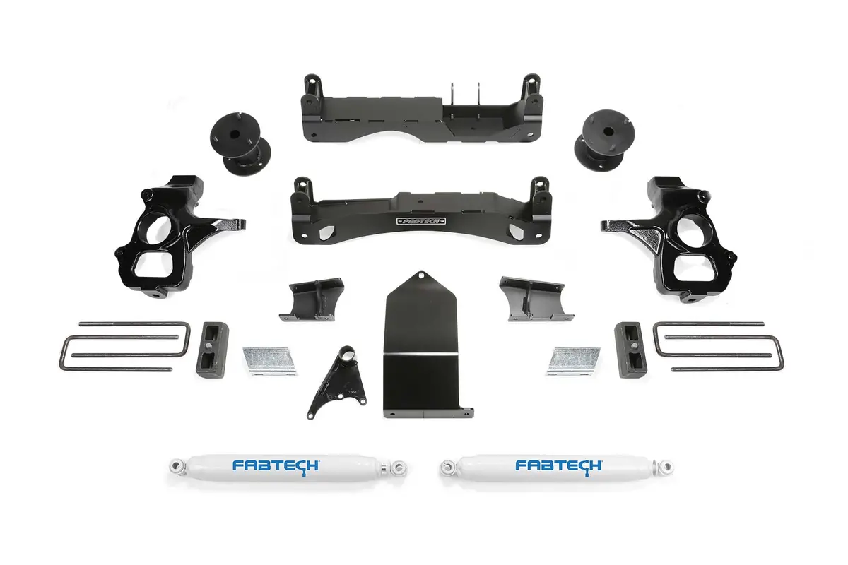 K1119 - 4" Basic Sys W/ Perf Shks 14-18 Gm C/K1500 P/U W/ Oe Alm Or Stmp Stl Uca. 1