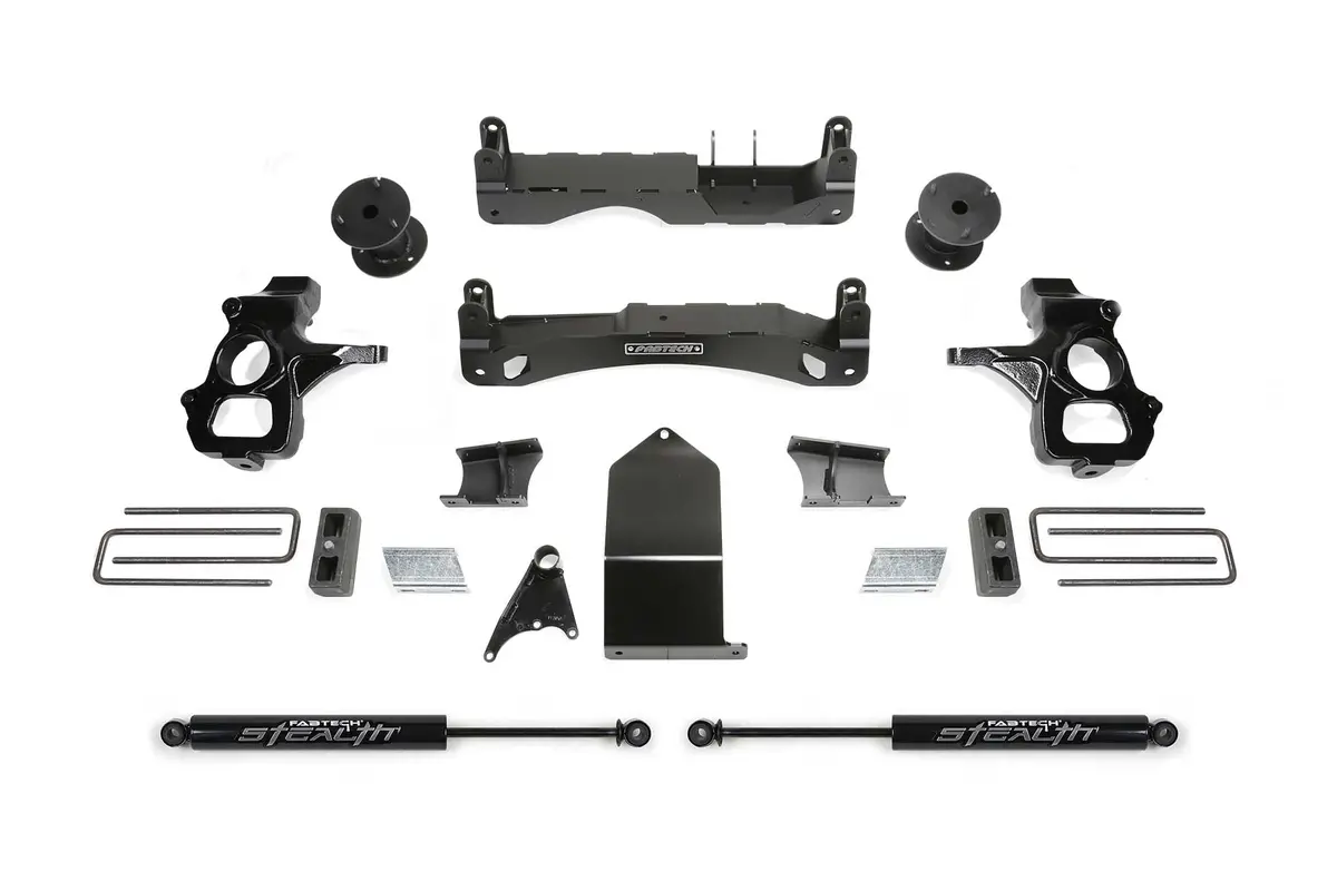 K1119m - 4" Basic Sys W/ Stealth 14-18 Gm C/K1500 P/U W/ Oe Alm Or Stmp Stl Uca. 1