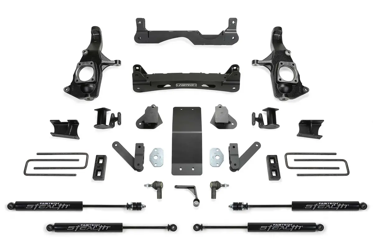 K1121m - 4" Basic Sys W/Stealth Shks 2011-19 Gm 2500Hd 2Wd/4Wd. 1